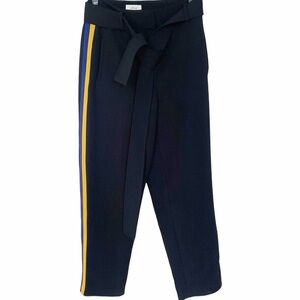 Aritzia Wilfred Tie-Front Trouser Pant Black Women’s Size 2